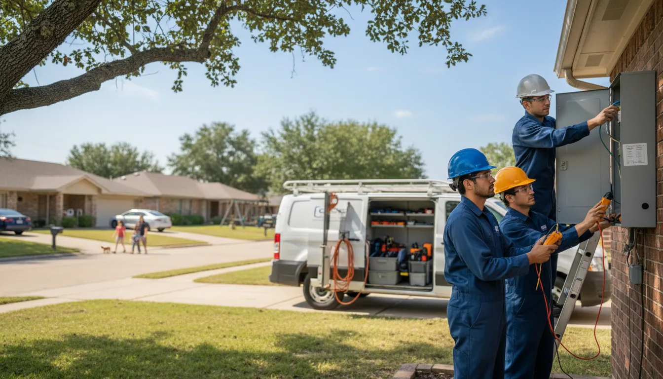 Certified electrician providing emergency electrical services in Okolona, AR